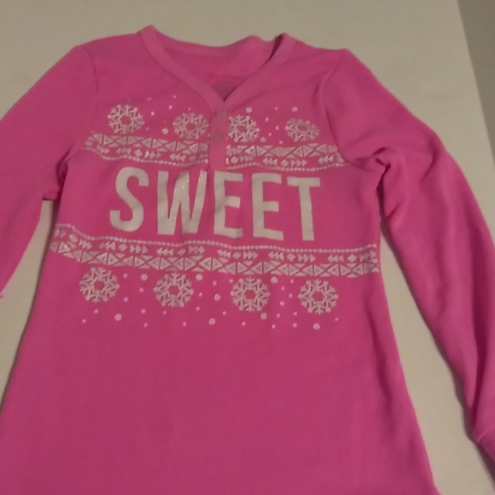 Delia's girl pink long sleeve shirt